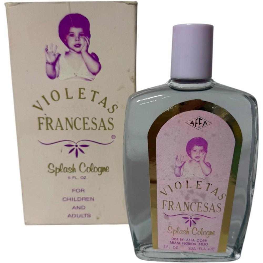 Vintage Violetas Francesas Splash Cologne 5 fl oz For Children And‎ Adults USA